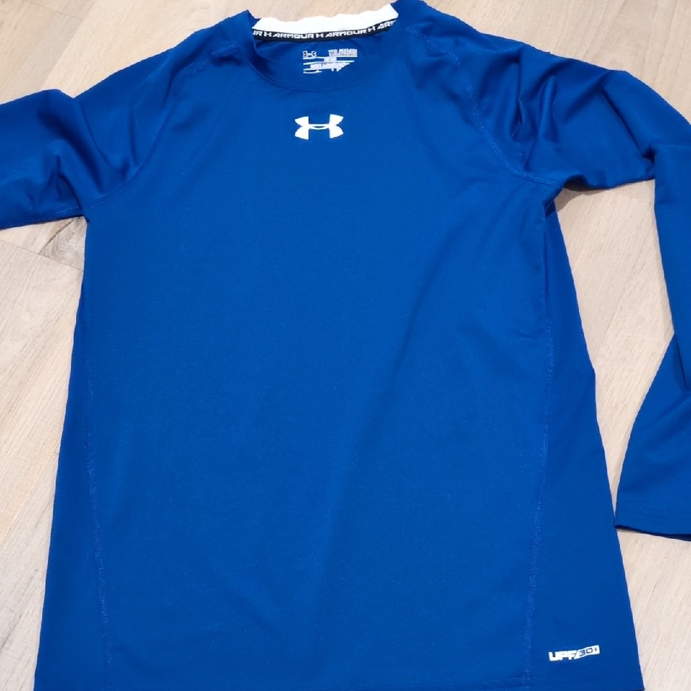 Under Armour Blue Long Sleeve Compression Shirt